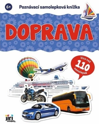 Poznávací samolepková knížka Doprava - 