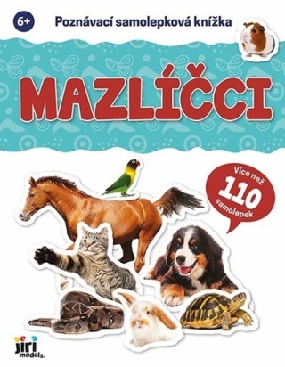 Poznávací samolepková knížka Mazlíčci - 