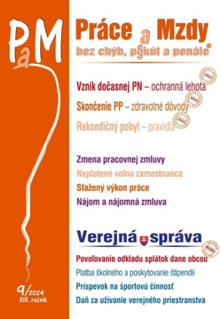 Práce a Mzdy, bez chýb, pokút a penále 9/2024 - 