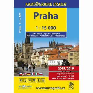 Praha 1:15 000 atlas města - neuveden
