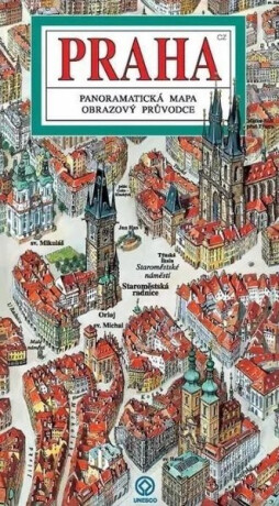 Praha - Panoramatická mapa / česky - neuveden
