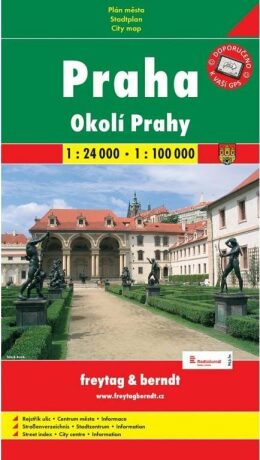Praha plán 1:24 000 (velký rozsah) - neuveden