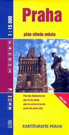 Praha: plán středu města 1:15 000 - kolektiv autorů