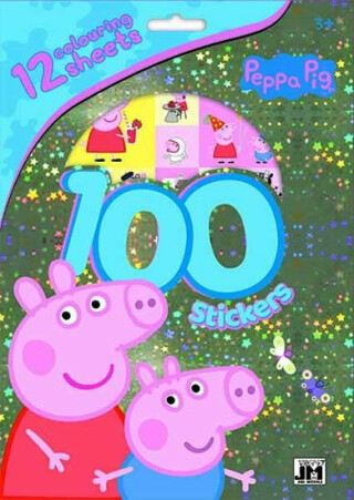 Prasátko Peppa 100 samolepek - kolektiv autorů