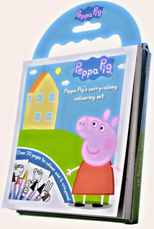 Prasátko Peppa - 60 omalovánek s voskovkami + DVD - neuveden