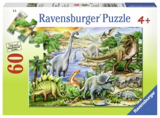 Ravensburger Puzzle - Prehistorický život 60 dílků - neuveden