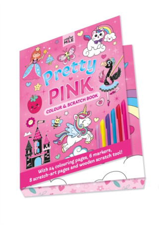 Pretty in Pink Colour and Scratch Book - Creative Mile
