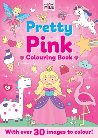 Pretty Pink Colouring Book - Creative Mile