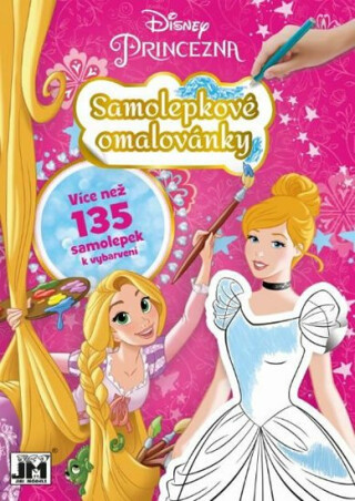 Princezny - Samolepkové omalovánky - neuveden