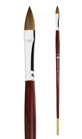 Přírodní štětec Kolinsky jazýček 102 – velikost 8 - 