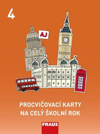 Procvičovací karty na celý školní rok 4 - Angličtina - neuveden
