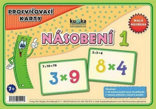 Procvičovací karty - násobení 1  - Petr Kupka