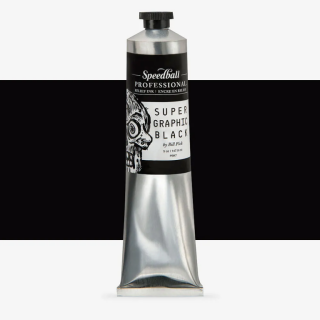Profesionální tiskařská barva Speedball 148ml Supergraphic black - 