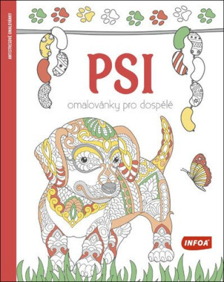 Omalovánky pro dospělé - Psi - neuveden