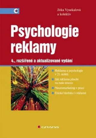 Psychologie reklamy - Jitka Vysekalová