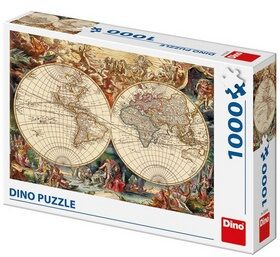 Historická mapa - puzzle 1000 dílků