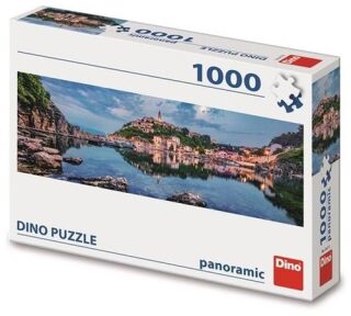 Puzzle Ostrov Krk Panoramic 1000 dílků - neuveden