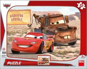 Auta: Blesk & Burák - puzzle 12 dílků - neuveden