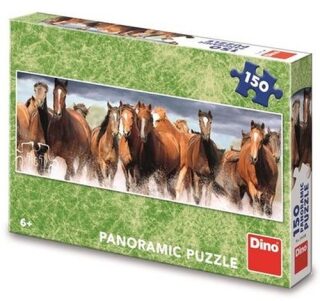 Puzzle Koně ve vodě Panoramic 150 dílků - neuveden