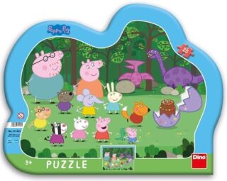 PEPPA PIG 25 kontura Puzzle - Peppa Pig (311435) - neuveden