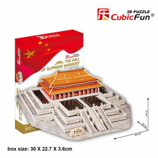 Puzzle 3D Hall of Supreme Harmony - 100 dílků - neuveden