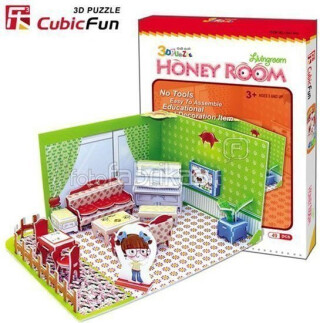 Puzzle 3D Pokojíček „OBÝVÁK“ - 49 dílků - neuveden