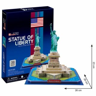 Puzzle 3D Socha Svobody - 39 dílků - neuveden