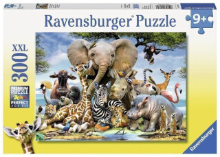 Puzzle Afričtí přátelé/300 dílků - neuveden