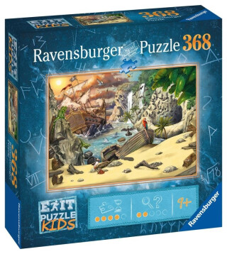 Puzzle EXIT KIDS: Piráti 368 dílků - neuveden