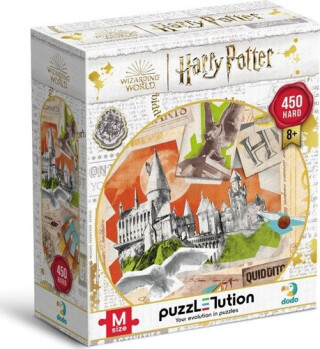 Puzzle Harry Potter: Škola čar a kouzel v Bradavicích 450 dílků - neuveden