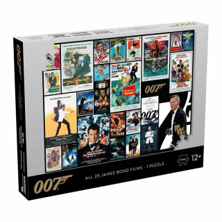 Puzzle James Bond 007 Filmové plakáty - 1000 dílků - neuveden