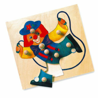 Puzzle - klaun - MAXI úchytky - neuveden