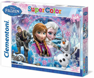 Puzzle Ledové království Supercolor - 104 dílků/Frozen - neuveden