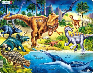 Puzzle MAXI - Dinosauři z období Křídy/57 dílků - neuveden