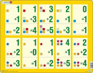 Puzzle MAXI - Malé sčítání 1-5 /10 dílků - neuveden