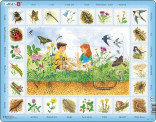 Puzzle MAXI - Život na louce a pod zemí/48 dílků - neuveden