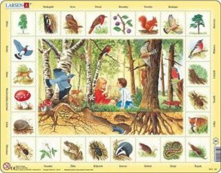 Puzzle MAXI - Život v lese/48 dílků - neuveden