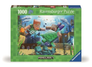 Puzzle Minecraft 1000 dílků (poškozené) - neuveden