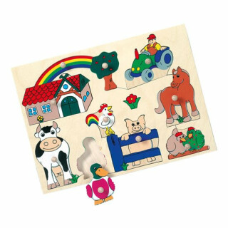 Puzzle na desce - statek - neuveden