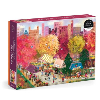 Puzzle Podzim na Městském trhu 1000 dílků (poškozené) - neuveden