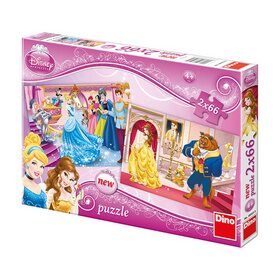 Princezny - puzzle 2 motivy v balení 2x66 - neuveden