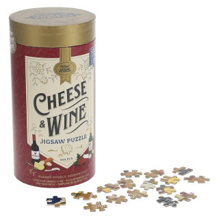 Puzzle pro milovníky sýrů a vína 500 dílků (poškozené) - neuveden