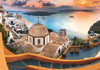 Puzzle Santorini, Řecko 1000 dílků (Defekt) - neuveden