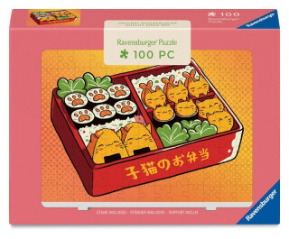Puzzle se stojánkem: Kawaii sushi 100 dílků - 