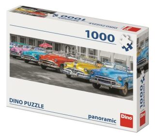 SRAZ BOURÁKŮ 1000 panoramic Puzzle - Hry (545465) - neuveden
