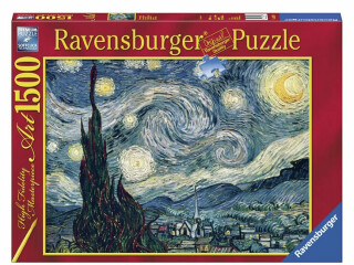 Puzzle Vincent van Gogh: Hvězdná noc 1500 dílků - neuveden