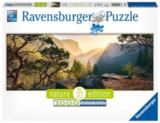 Puzzle Yosemitský Park/1000 dílků Panorama - neuveden