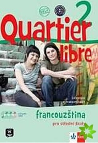 Quartier libre 2 - učebnice + pracovní sešit+ DVD + časopis La revue de jeunes - M. Bosquet,kolektiv autorů