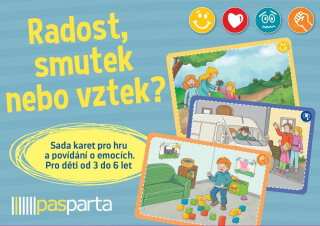 Radost, smutek nebo vztek? - Sada karet pro hru a povídání o emocích - Angela Gully