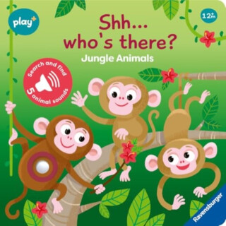 Ravensburger Play+ Infant & Toddler - Shhhâ€¦Who's there? Jungle Animals My First Seek and Find Sound Book - Dynamo Limited
